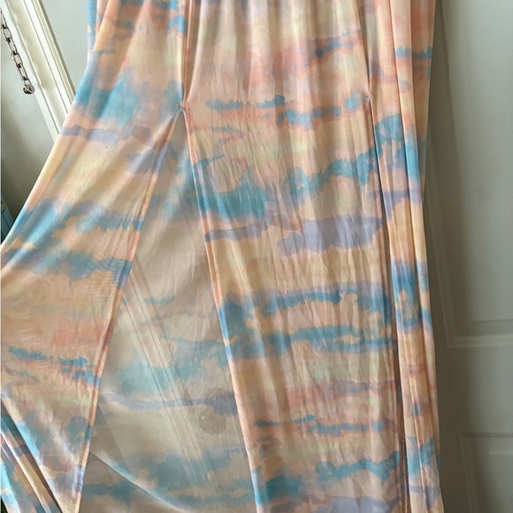 Forever 21 Multicolor Tie-Dye Maxi Cover-Up Skirt - Picture 2 of 4